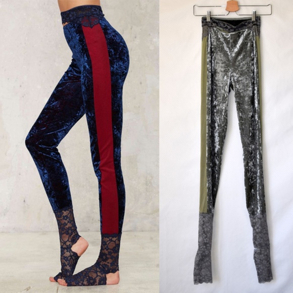 we are HAH Pants - NWT Hot As Hell HAH Velvet Lace Leggings Pants